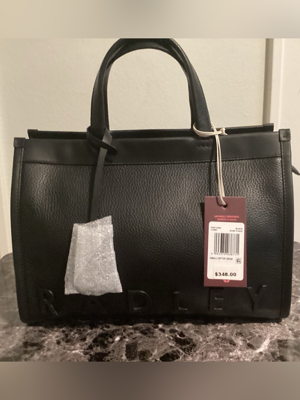 Radley London Alba Place Small Satchel, Black
